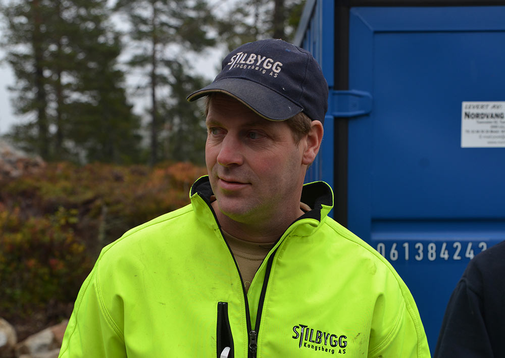 Tømrermester Tor Egil Lande som driver Stilbygg Kongsberg AS.